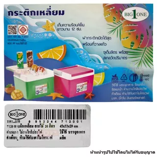กระติกน้ำ 6-10ลิตร BIG ONE เก็บความเย็นนาน 8ชม. พลาสติก PP กระติกน้ำแข็ง กระติกน้ำปิคนิค 19-7110 # 05-7106 # 05-7120 #