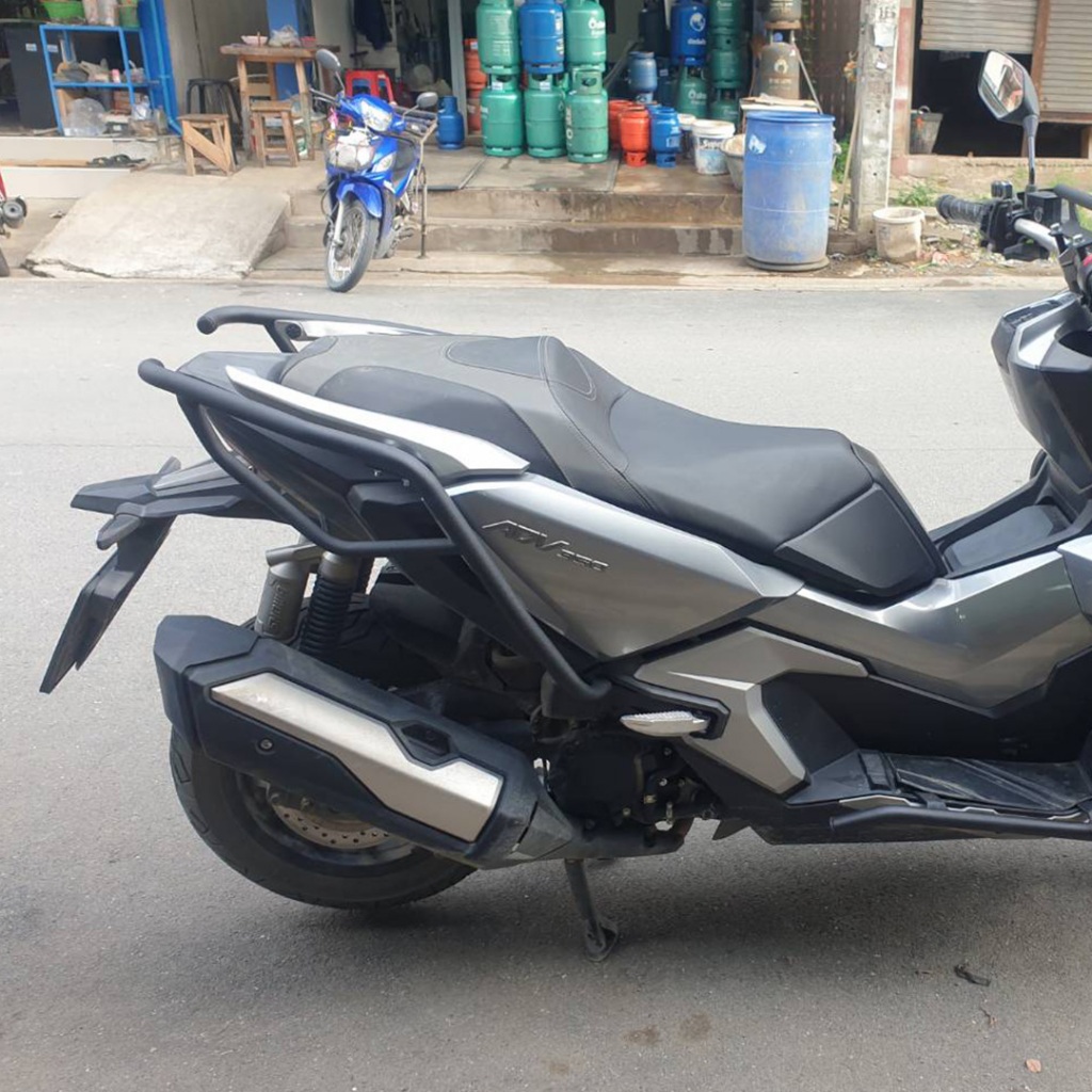 [KMO RACK BAR CUSTOM] แคชบาร์ท้าย ADV350  กันล้มท้ายADV350 ตรงรุ่นใส่ได้เลย