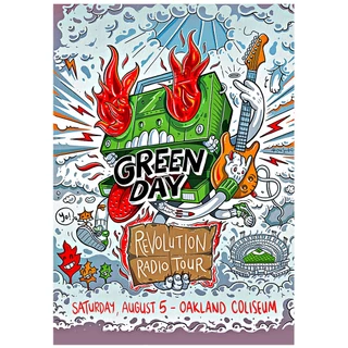 โปสเตอร์ วงดนตรี GREEN DAY ขนาด A3