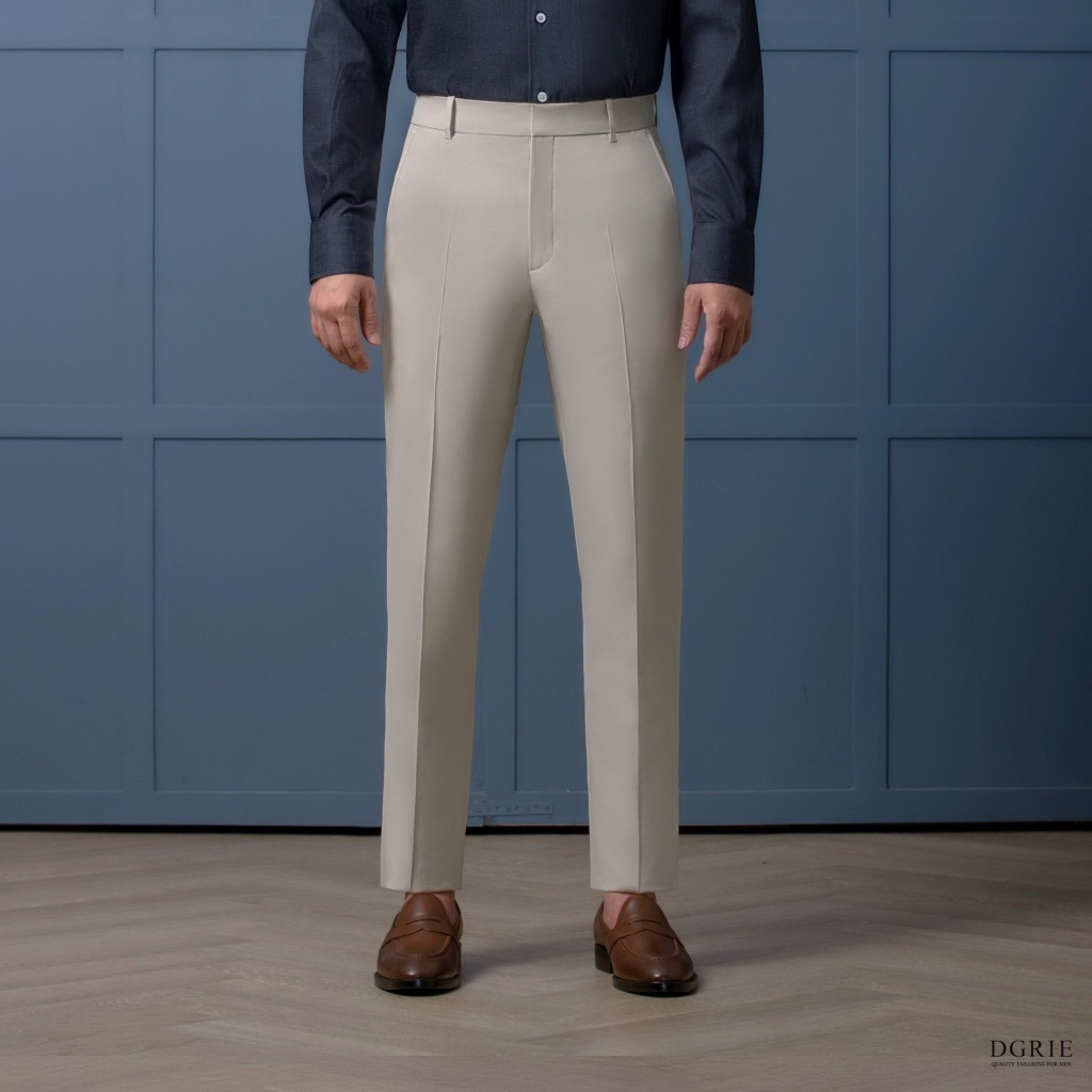 DGRIE PLAY – Play Cream T/R 2button Pants – กางเกงสีครีม