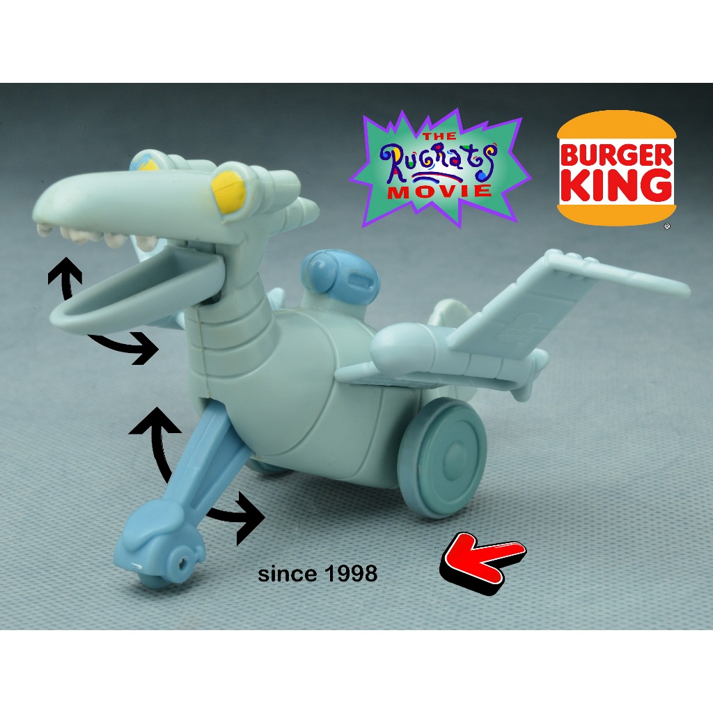 No.173 ของเล่น Fast Food Toy ของ Burger King 1998 ชุด Dactar Glider (Flying Repter)