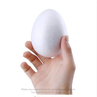 24Hr โฟมทรงรี เนื้อแน่นไม่กลวง Eggfoam โฟมรูปไข่ โฟมทรงไข่ โฟมทรงรี โฟมปักดอกไม้ DIY โฟมก้อน โฟมขาว โฟมงานปัก โฟมโมเดล