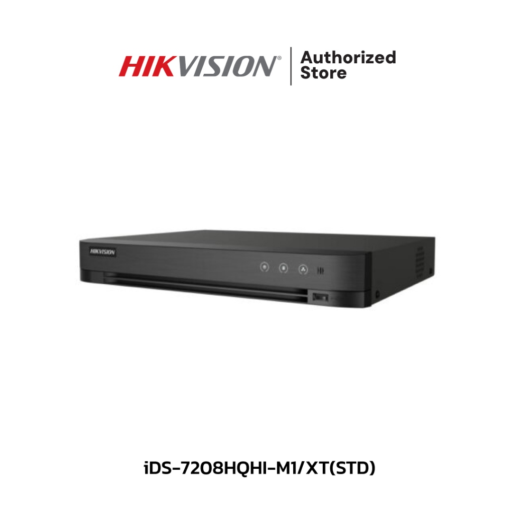 HIKVISION เครื่องบันทึก 8 ช่อง รุ่น iDS-7208HQHI-M1/XT(STD)
