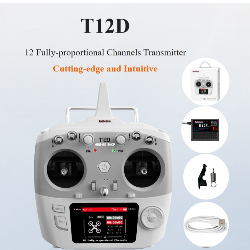 RadioLink T12D ครบชุด รีโมทบังคับ วิทยุบังคับ