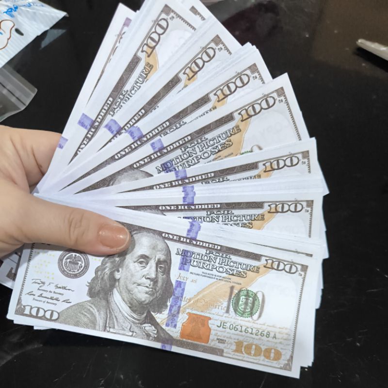 แบงกาโม่ แบงดอลล่า 100 dollar🎁ส่งแกรปได้❤️พร้อมส่งจาก กทมภูต - รูปที่ 2