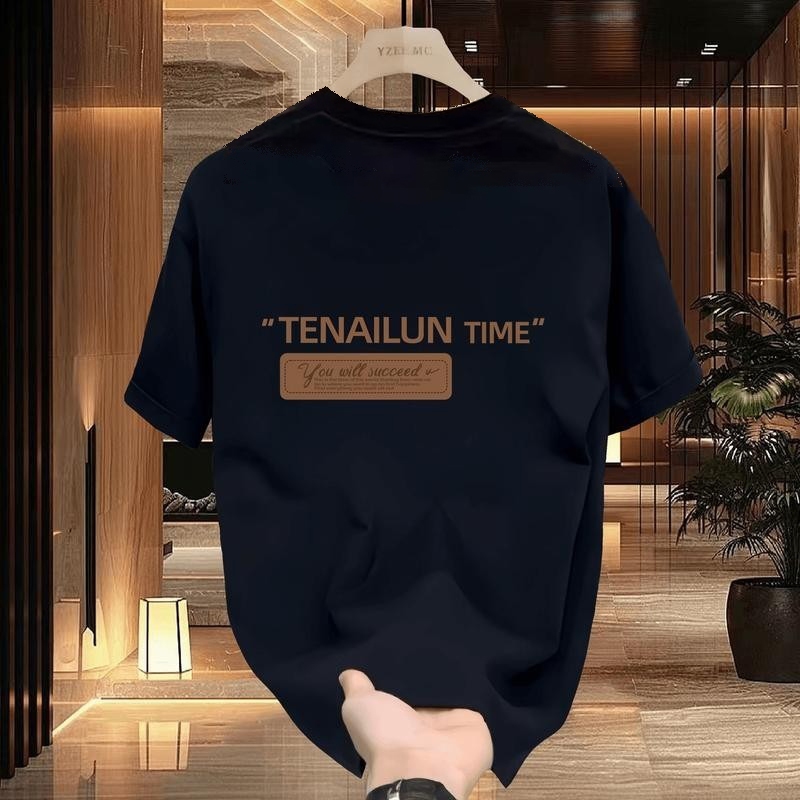 เสื้อยืดพิมพ์ลายลำลอง oversize คอกลม สไตล์ลำลอง มาใหม่ เสื้อยืดชายและหญิง