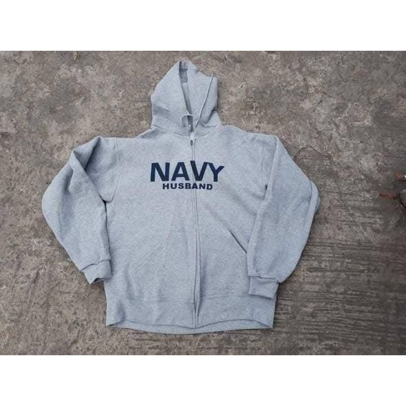SOFFE NAVY HUSBAND  SWEATER HOODIE