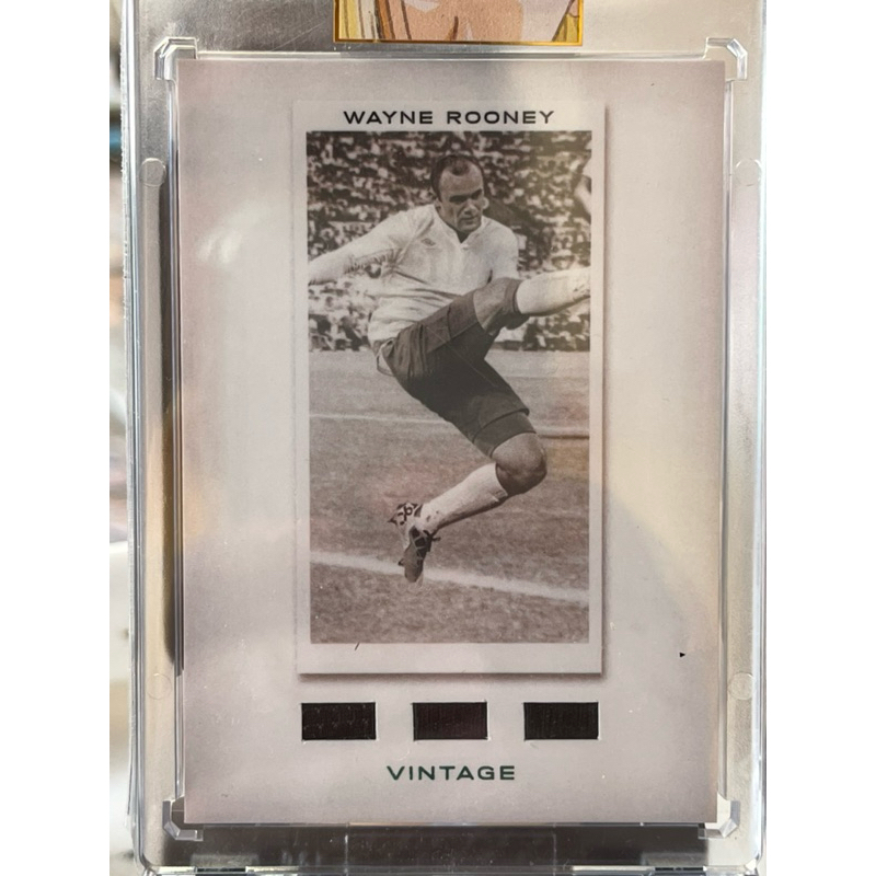 Football Card Rooney รูนีย์พร้อมชิ้นส่วนเสื้อที่ใส่จริง