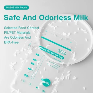 Preferred ถุงเก็บน้ำนมแม่ ถุงจัดเรียง 10/30/100PCS BPA Free ถุงเก็บน้ำนมแม่ยกลัง 150ml MSB05
