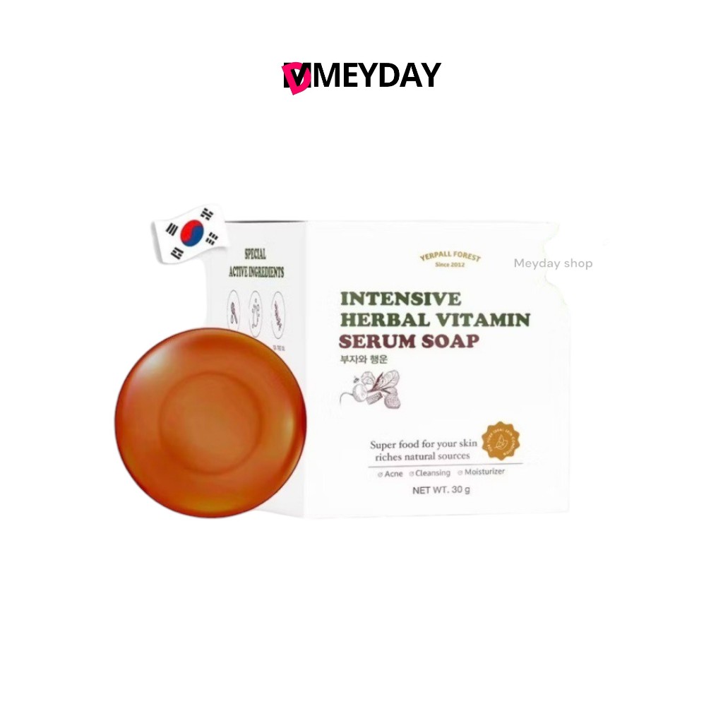Yerpall Intensive Herbal Vitamin Serum Soap เยอเพิล อินเท็นซีฟ เฮอเบิล วิตามิน เซรั่ม โซพ 30g