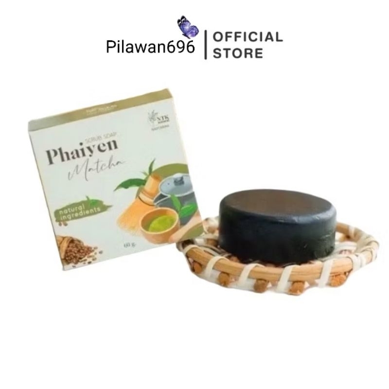 สบู่สครับชาเขียวมัจฉะกาแฟ ขัดผิวใส ไพรเย็น