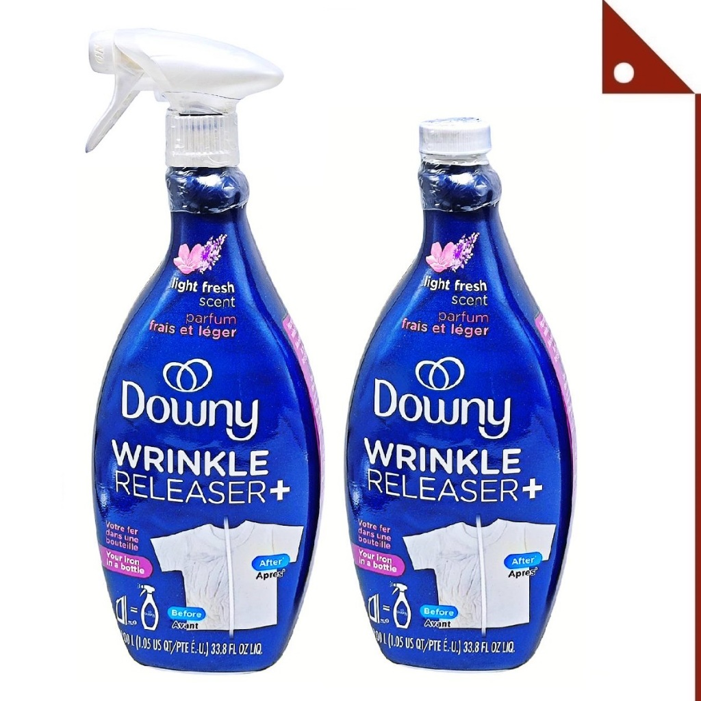 Downy : DWN01223-P2* สเปรย์กำจัดรอยยับ Wrinkle Releaser Spray Light Fresh Scent 33.8oz. 2pk.