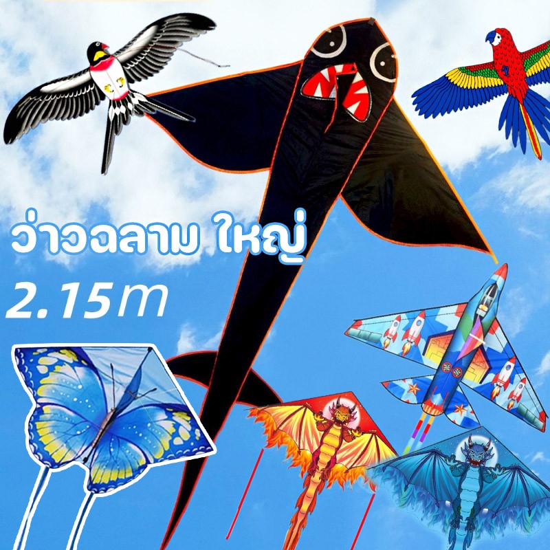 CODว่าว หญ่ ฉลามค้างคาว และกิจกรรมกลางแจ้ง สําหรับเด็ก ของเล่น ส่งเสริมการพัฒนาเด็ก