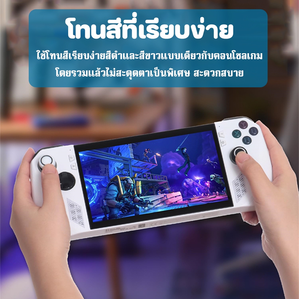 ครอบปุุ่ม ปุ่มยาง ROG Ally เกมคอนโซล จอย ซิลิโคนนิ่ม ฝาครอบปุ่มจอยสติ๊กสําหรับ ใช้งานร่วมกับ ASUS/Steam Deck