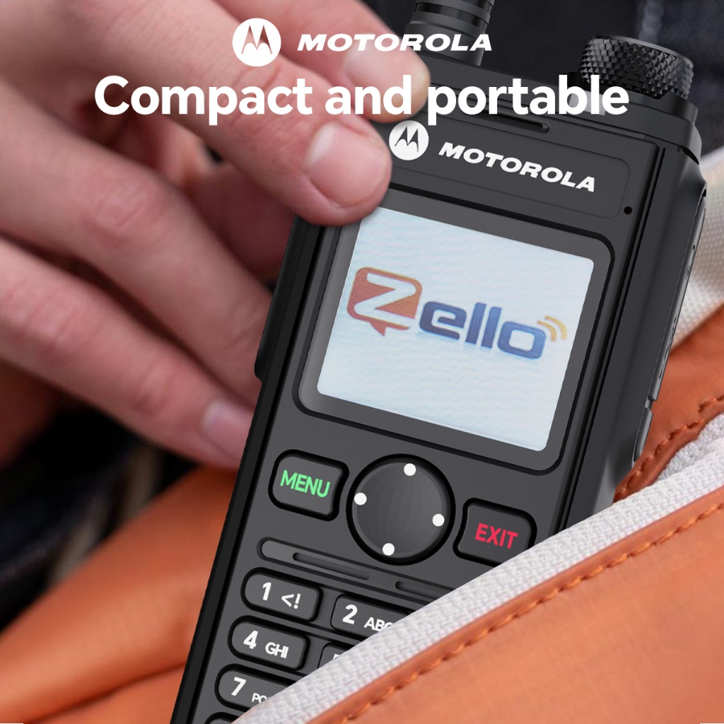 5000KM Motorola Zello T92 สามารถโทร เชื่อมต่อ WiFi และใส่ซิมการ์ด ตำแหน่ง GPS Bluetooth