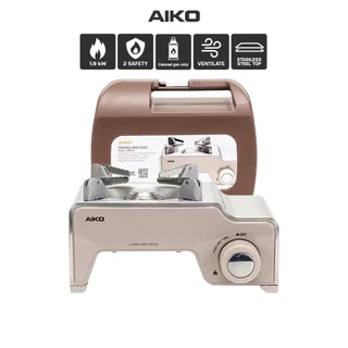 AIKO ไอโกะ เตาแก๊ส เตาปิคนิค เตาแคมป์ปิ้ง รุ่น MINI-B-GY 1.9 kw รับประกัน 1 ปี