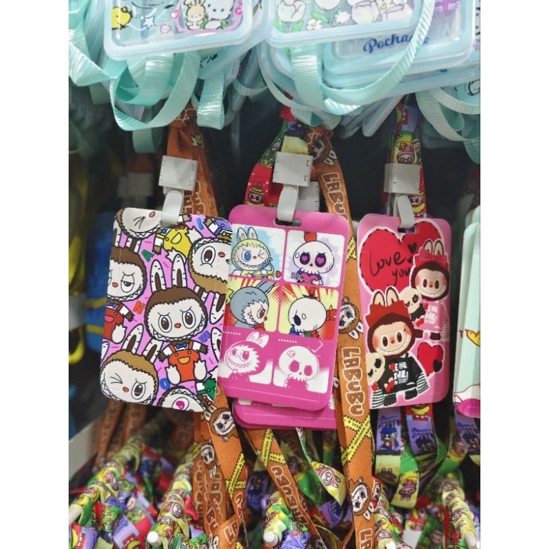 ที่ใส่บัตรพร้อมสายlabubu ลาบูบู้ขายส่งยกโหล12อันสุดคุ้ม