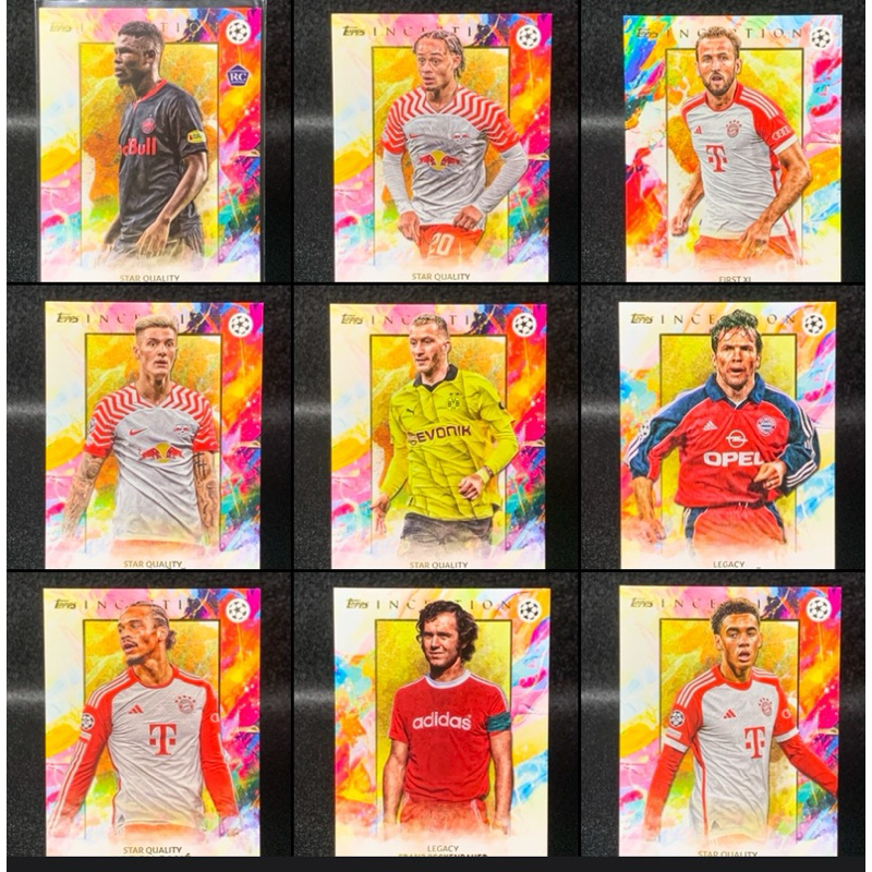 🔥💸ปรับลดราคา💸🔥การ์ดฟุตบอล Topps Inception ลีคเยอรมัน Bundesliga การ์ดลิขสิทธิ์แท้ หนา 75pt