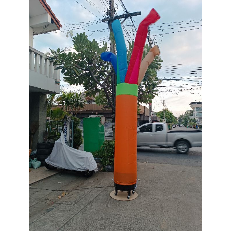 สกายทูปสี่แฉกแฟนซี(เฉพาะผ้าไม่รวมเครื่องเป่าลม)