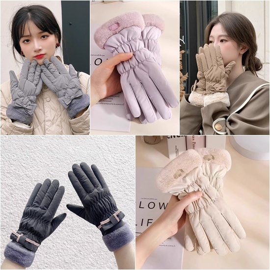 ถุงมือกันหนาวผู้หญิง ทัชสกรีน TB312 TB346 TB379 TB345