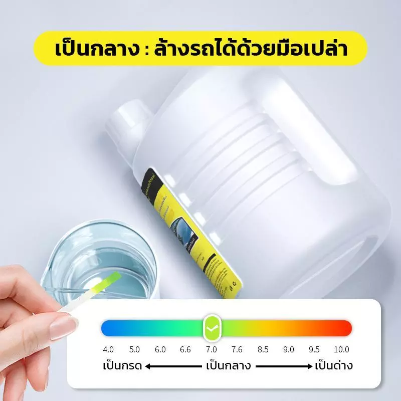 [ซื้อ1ได้11]โฟมล้างรถ สูตรเข้มข้นผสมแวกซ์ขนาด2000ml ไม่ต้องถู ล้างรถ รถยนต์ มอเตอร์ไซค์ นํ้ายาล้างรถ thumbnail 3