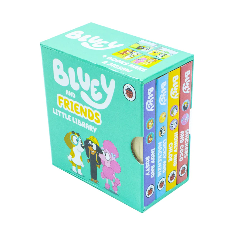 (New) หนังสือภาษาอังกฤษ Bluey and Friends Little Library 4 Books Collection Set หนังสือใหม่มือหนึ่ง