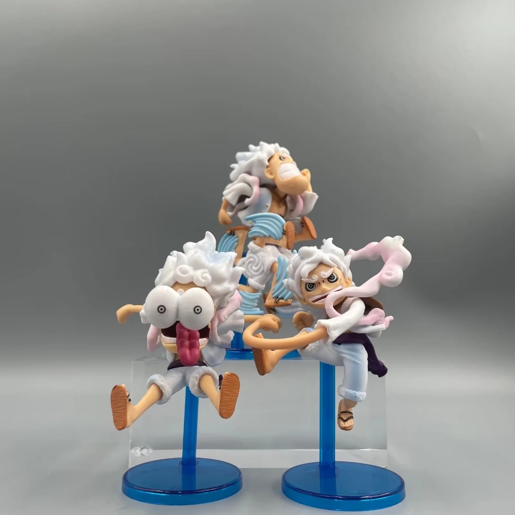 โมเดล One Piece Q version 3 Nika Luffy Fifth Gear Sun God GK Funny Luffy Full Form Boxed Figure