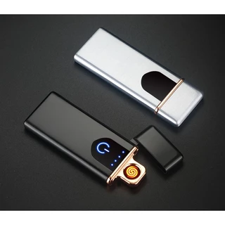 Fin1 ไฟแช็คไฟฟ้า ไฟแช็ค USB High Quality USB Flameless Windproof Lighter No. 2737 - 2741