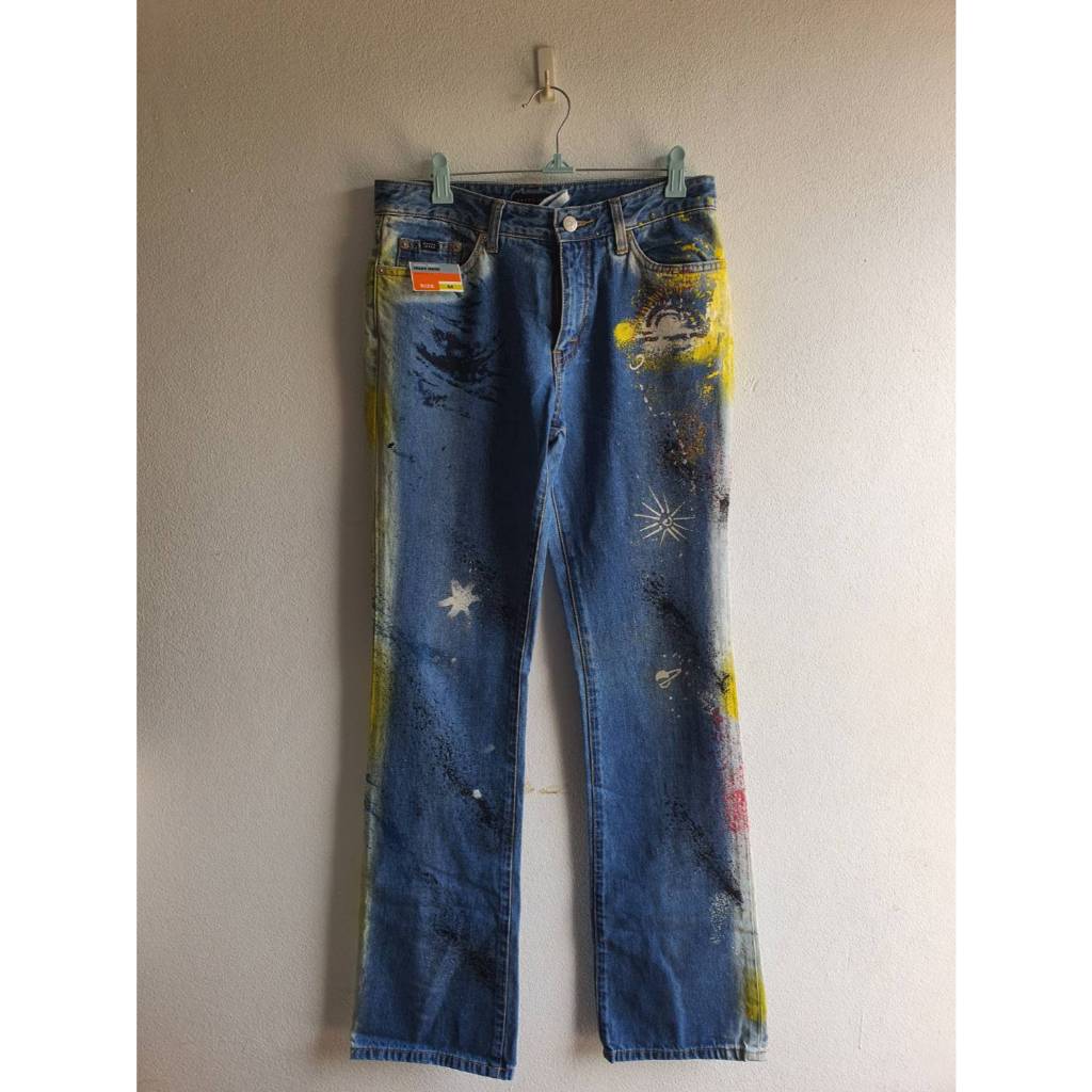 FF05899 กางเกงยีนส์ ขายาว แบรนด์ CHAPS อก 28 นิ้ว