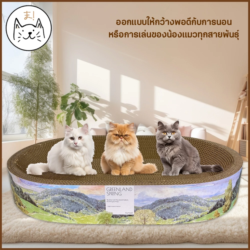 KUMA อ่างลับเล็บแมวทรงวงรี ขนาด XXL 60 cm thumbnail 7