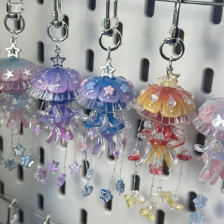 🪼 jellyfish Keychain (Handmade 100%) พวงกุญแจแมงกะพรุน แบบละ1ชิ้น 🪼
