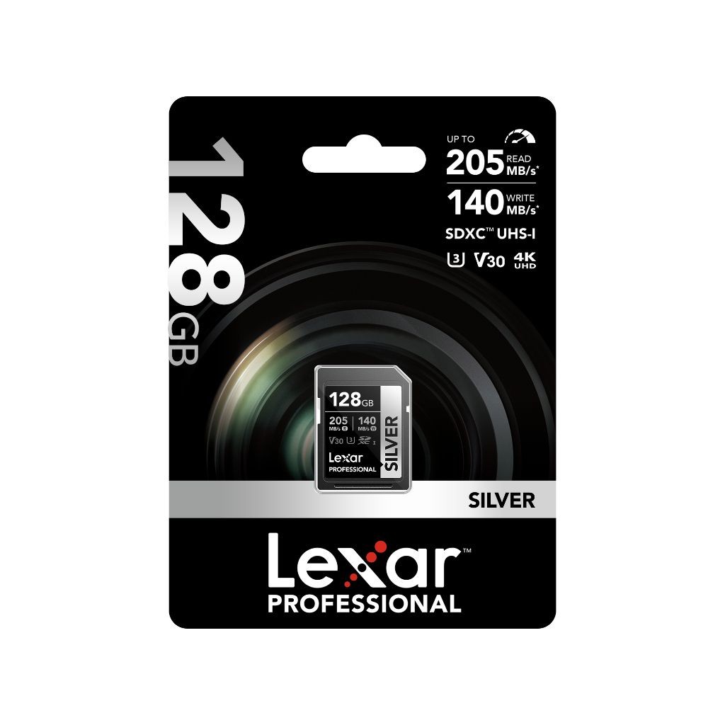Lexar 128GB SDXC Professional Silver (205MB/s)