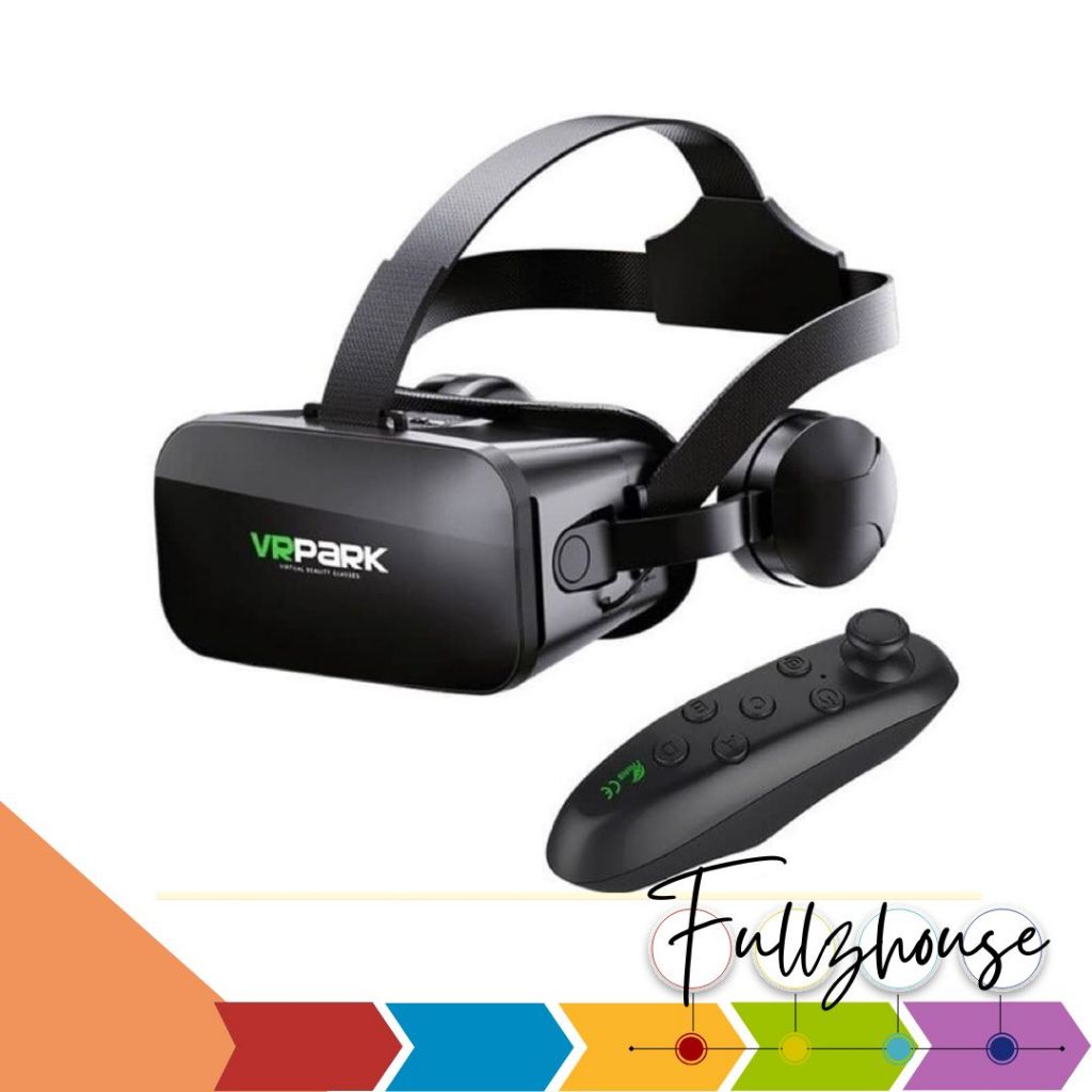 จัดส่งด่วน VR PARK J20 3D VR แว่นตาเสมือนจริงสำหรับ Smartphone ขนาด 4.7- 6.7 พร้อมรีโมทคอนโทรล