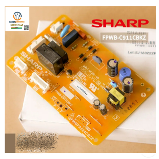 จำหน่ายแผงบอร์ด/แผงวงจรตู้เย็นชาร์ป SHARP อะไหล่แท้/ใหม่เบิกศูนย์ พาร์ท FPWB-C911CBKZ//FPWB-C736CBKZ