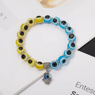 Unicrony • พร้อมส่งกำไลข้อมือดวงตา evil eye lucky ส่งจากไทยมีให้￼เลือกหลายจี้