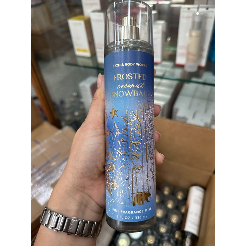 Bath & Body Works Frosted Coconut Snowball Fine Fragrance Mist 236ml. ของแท้