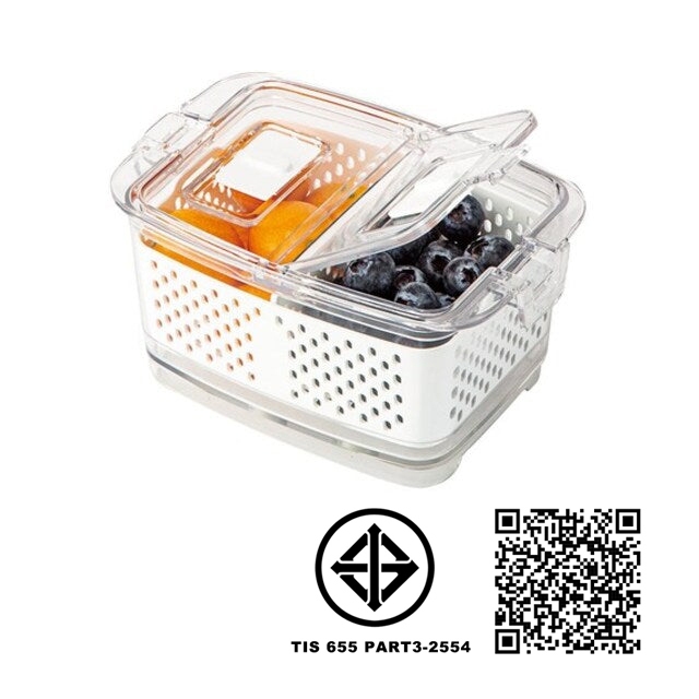 NITORI กล่องเก็บของตู้เย็น Fridge Fresh Keeper ขนาด SS 700ML