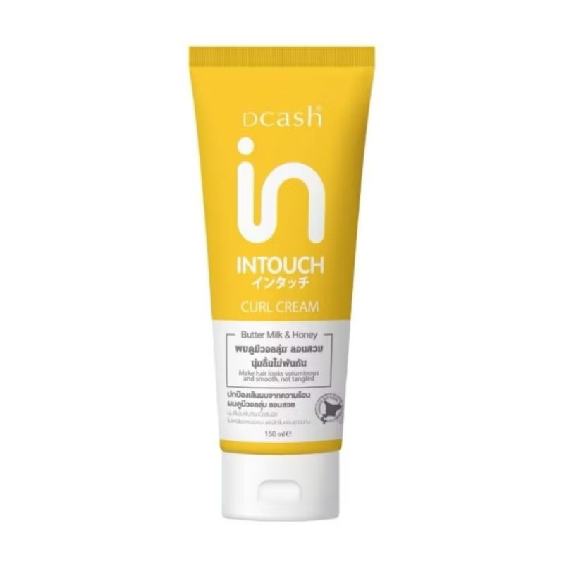 (จับลอน) 150ml. DCASH INTOUCH CURL CREAM (ครีมจับลอน) คีแคช อินทัช เคิร์ล ครีม
