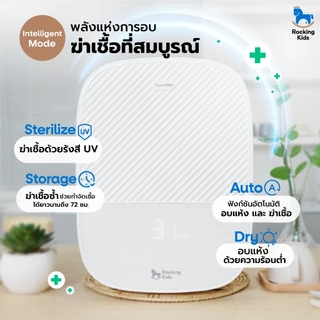ตู้อบ UV ฆ่าเชื้อถึงระดับโมเลกุลด้วยเทคโนโลยี Nano Plasma Ion จากแบรนด์ Rocking Kids รุ่น Plasma PRO