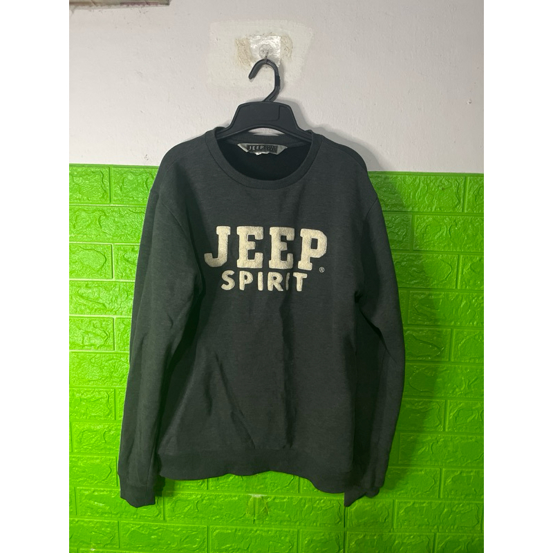 เสื้อมือสองแบรนด์แท้ เสื้อกันหนาว Jeep spirit  1941