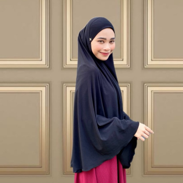Hijabผ้าคุมสวมผ้ายืด ITY ทรงกลม ไซต์XL ✅
