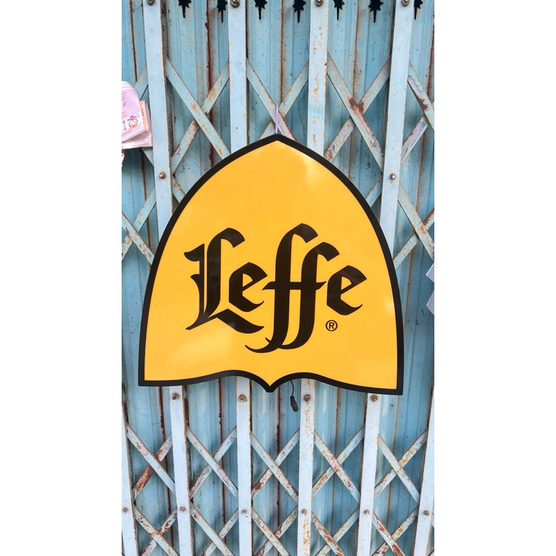 ป้ายไฟแต่งบ้านเบียร์Leffe,ป้ายแต่งร้าน