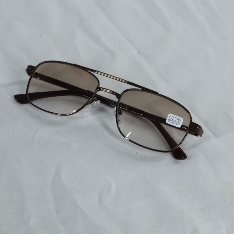 แว่นตา(สายตายาว)แว่นใส่อ่านหนังสือเลนส์บวกกรอบเต็ม เลนส์สีชา - รูปที่ 3