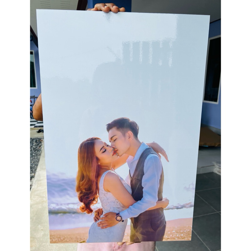 บอร์ดไดคัทโฟโต้ขนาด 60x40 cm ฟรีที่แขวน ฟรีกล่องใส่