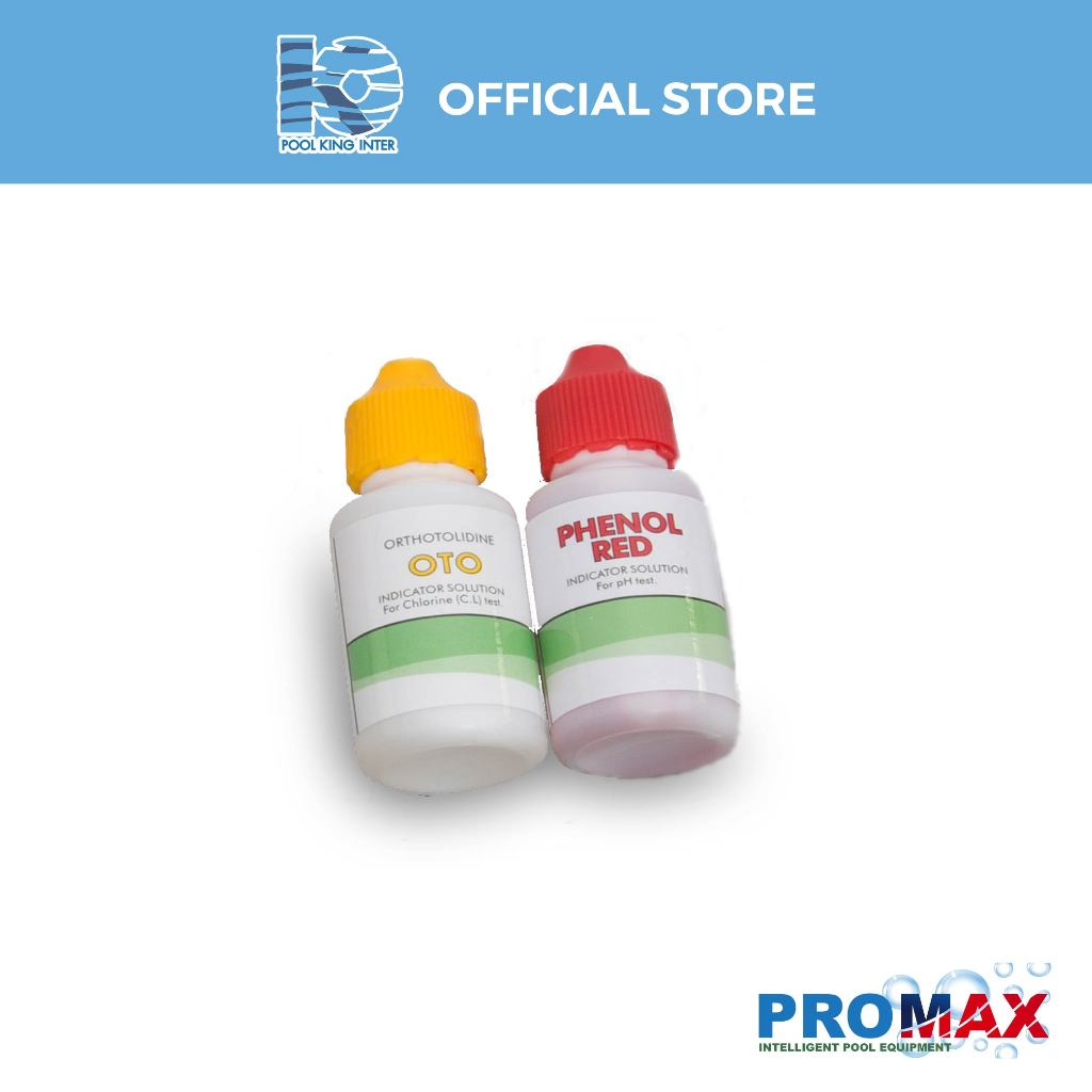 PROMAX 15ml น้ำยาเติมชุดวัดค่า pH และคลอรีน pH & Chlorine Test Kit Refill (CH-PX-K29)