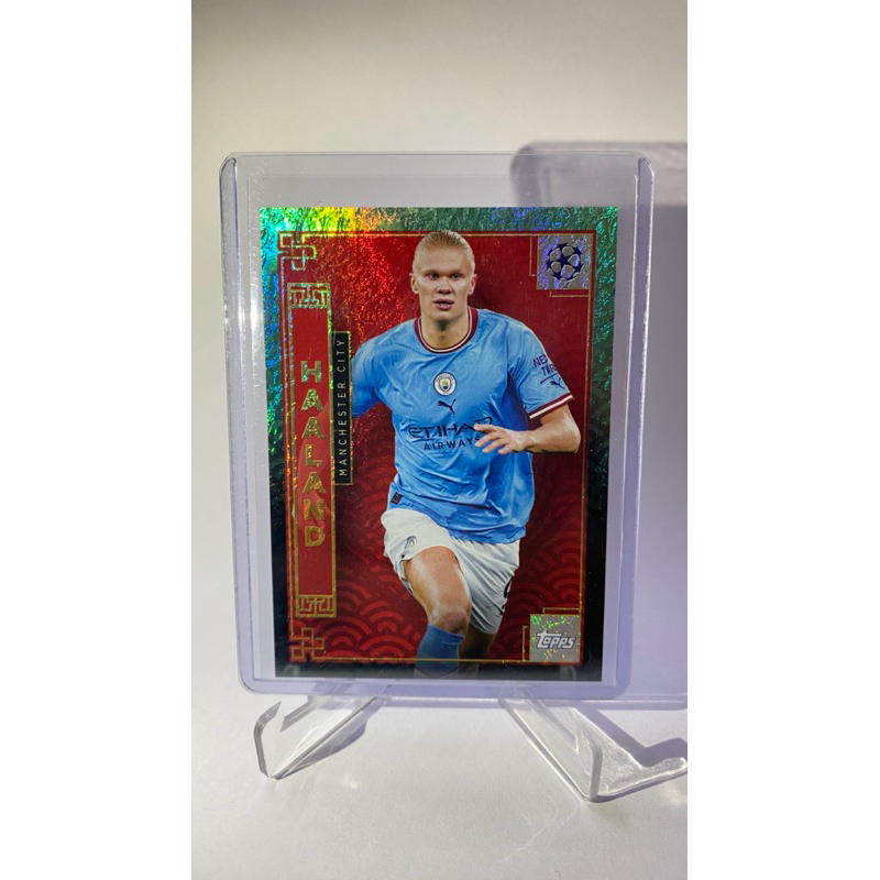 การ์ดนักฟุตบอล Ering Haaland TOPPS MANCHESTER CITY