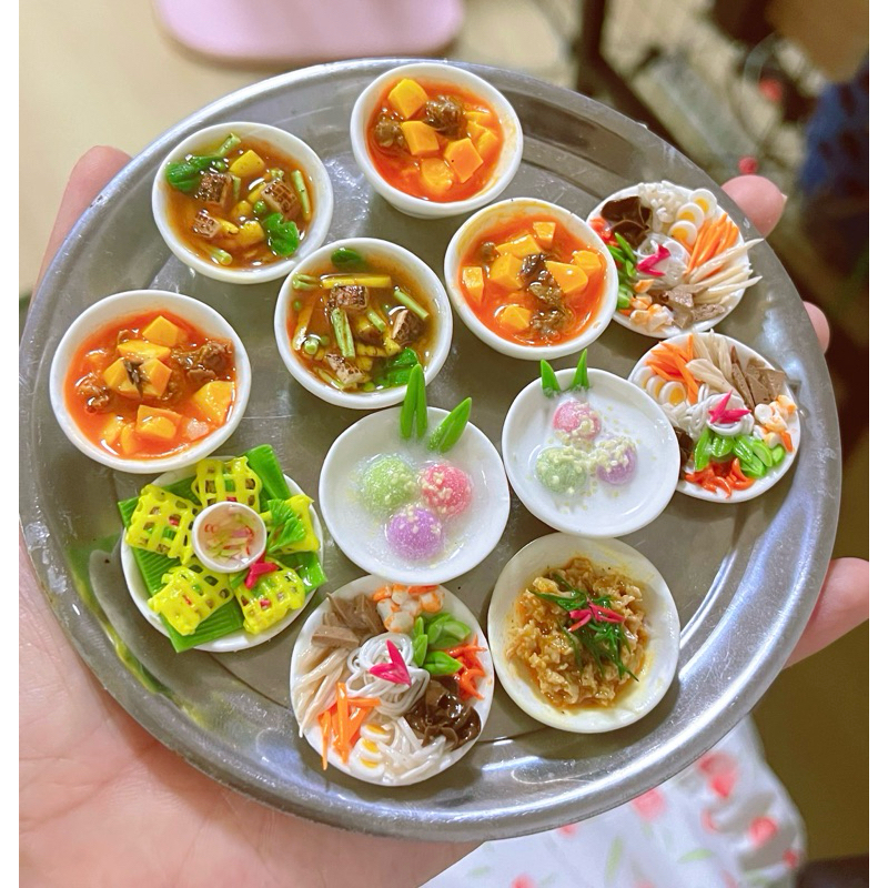 อาหารใต้ของจิ๋ว ขนาด3cm ราคา/ชิ้น