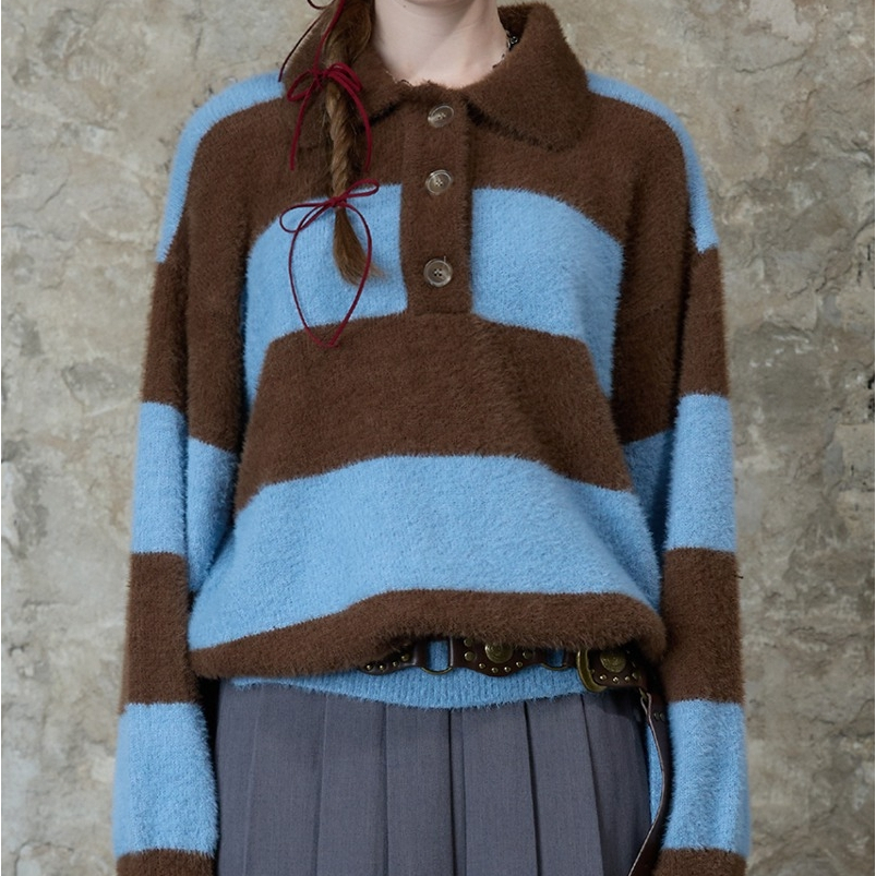 Lartigent L13 Rugby Bold Knit (Brown)