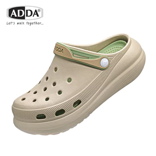 รองเท้าหัวโต ADDA รุ่น 59G01-W1 SIZE (4-7) สำหรับหญิง มีสายรัดหลังเพิ่มความกระชับ นุ่มสวมใส่สบาย