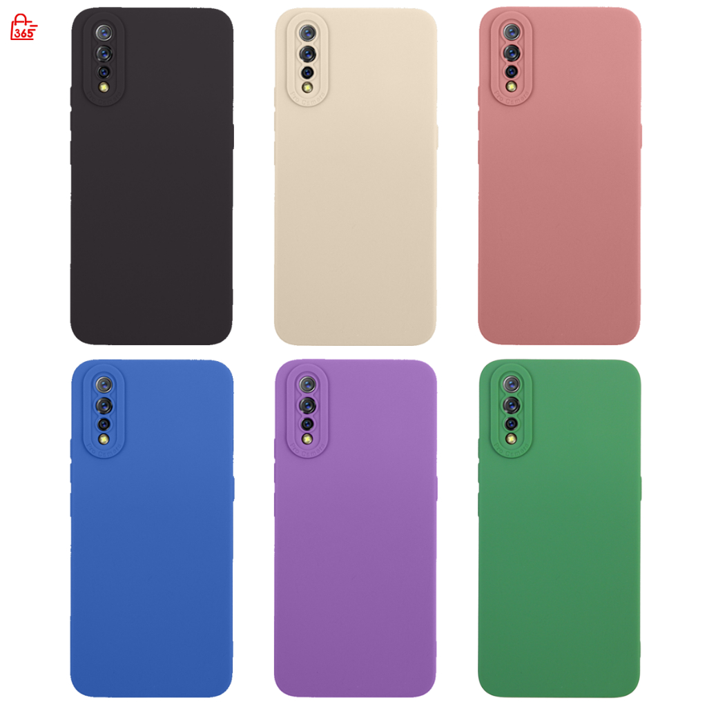 เคส สำหรับ Vivo S1 VIVO 1907 เคสซิลิโคนนิ่ม กันกล้อง TPU สีพื้น